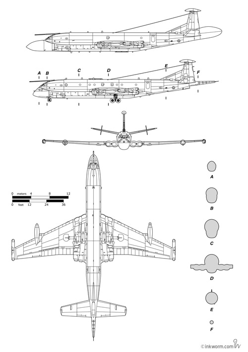 BAE Nimrod Blueprints